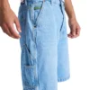 Baggy denim-carpenter-jeanshorts for menn