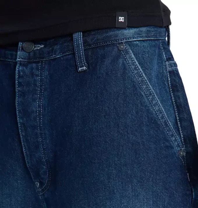 Baggy denimshorts for menn
