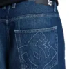 Baggy denimshorts for menn