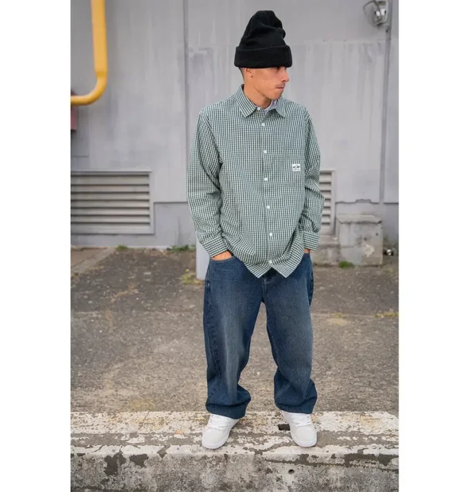 Worker Baggy Denim Double That-Jeans for menn